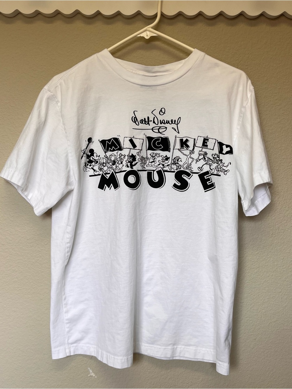 Disney Mickey Mouse Graphic Tee with vintage characters